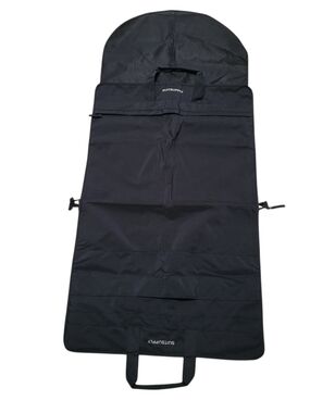Suitsupply Garment Bag Black Logo Travel Suit Storage Accessory Pockets Empty